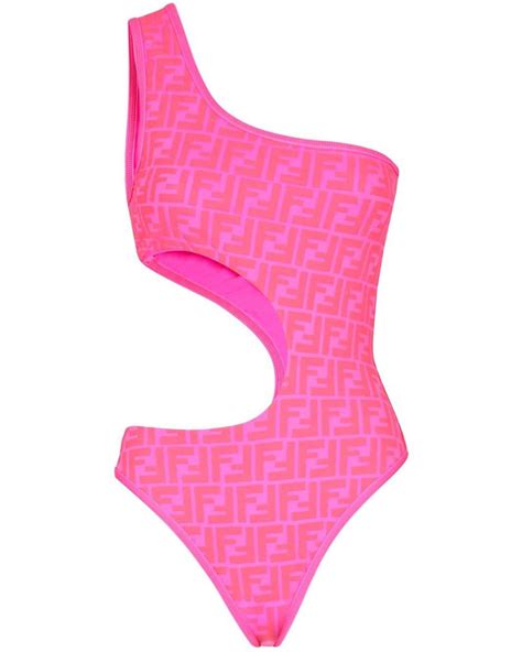 fendi pink one piece|fendi swimsuits.